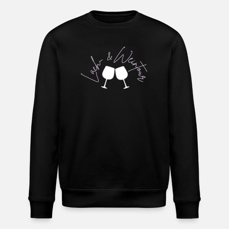 Lach und Weintour - Stanley/Stella Unisex Bio-Sweatshirt ROLLER - Schwarz