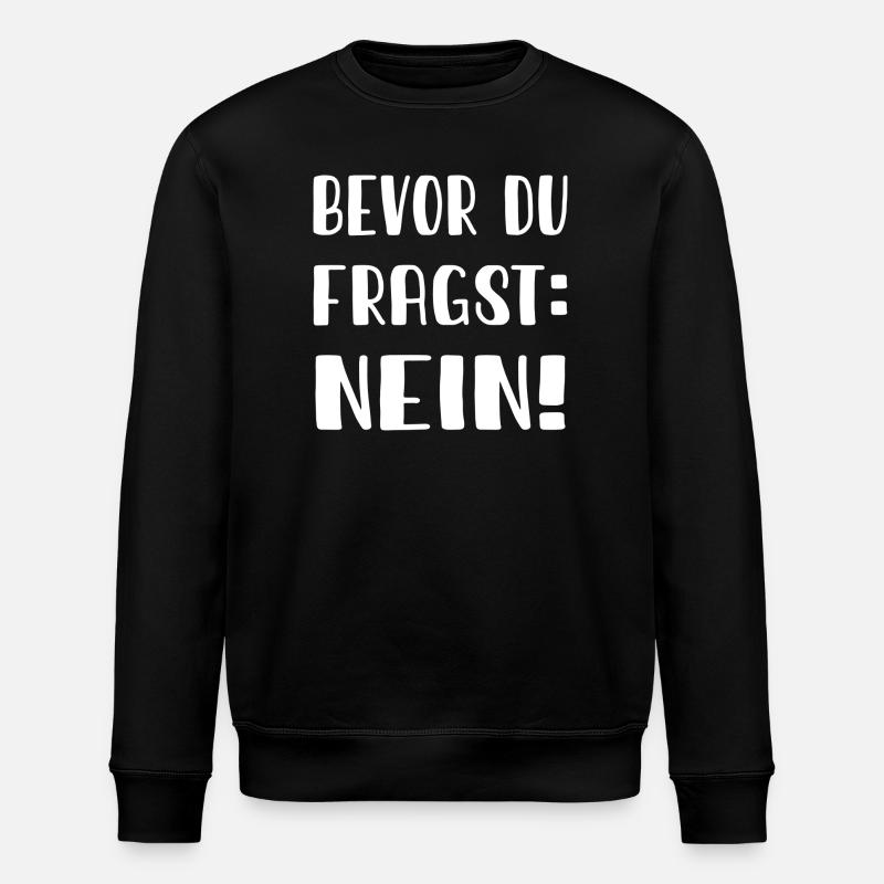 Avant de demander : Non - Sweat bio ROLLER Stanley/Stella Unisexe - noir