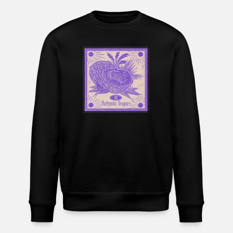 Image authentique des tropiques fructifiques - Sweat bio ROLLER Stanley/Stella Unisexe - noir