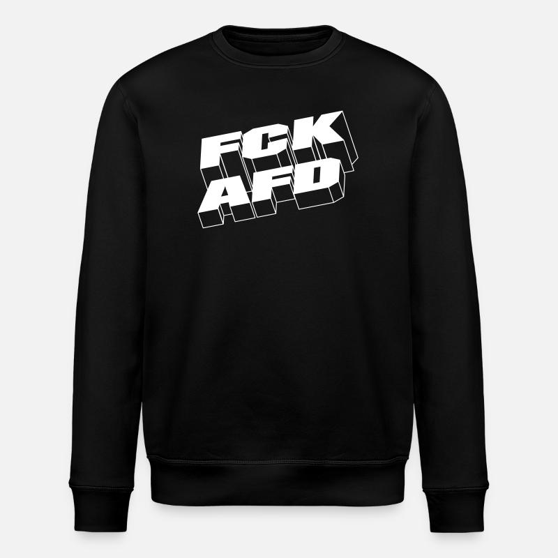 FCKAFD - Stanley/Stella Unisex Bio-Sweatshirt ROLLER - Schwarz