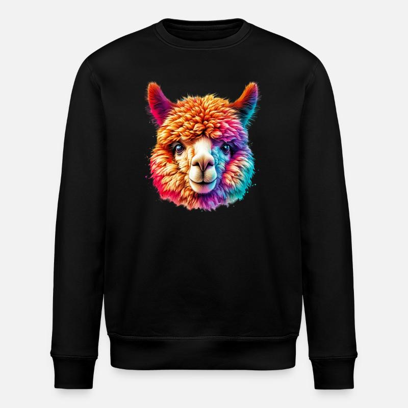 Alpaca - Stanley/Stella ROLLER Unisex Organic Sweatshirt - black