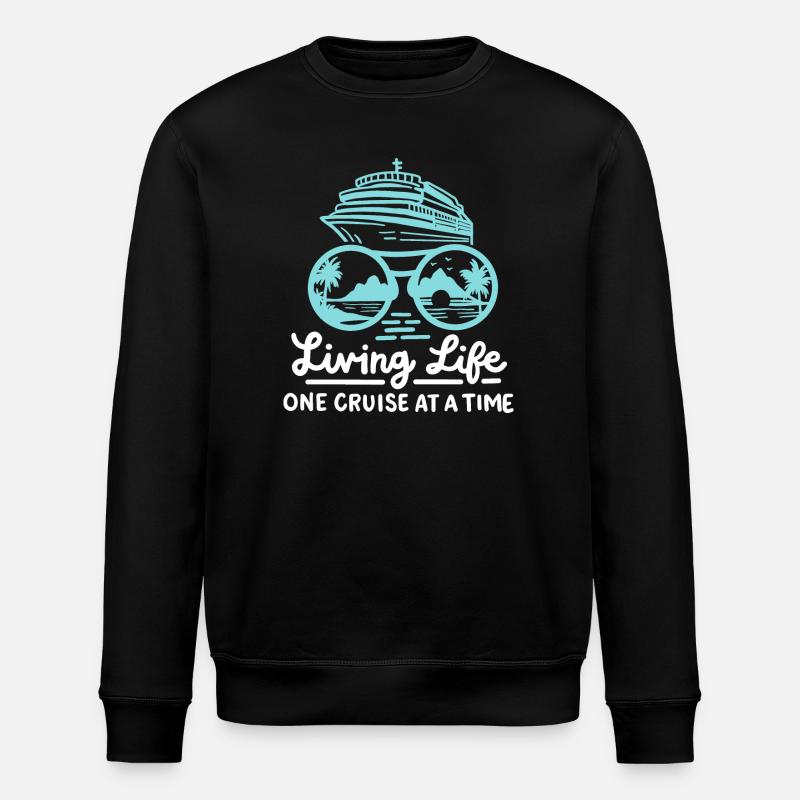 Kreuzfahrtschiff Kreuzfahrt - Stanley/Stella Unisex Bio-Sweatshirt ROLLER - Schwarz