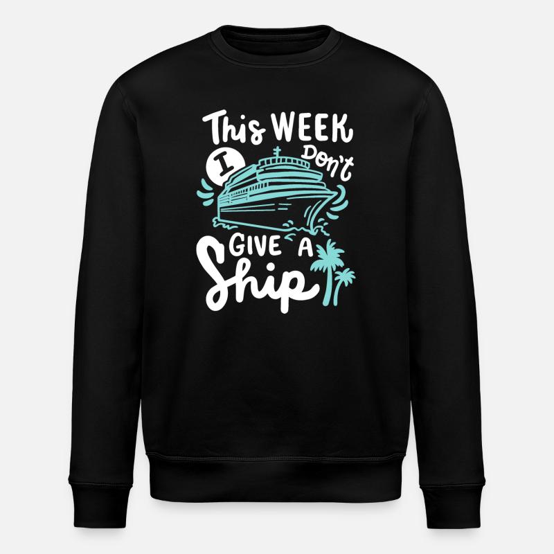 Kreuzfahrtschiff Urlaub - Stanley/Stella Unisex Bio-Sweatshirt ROLLER - Schwarz