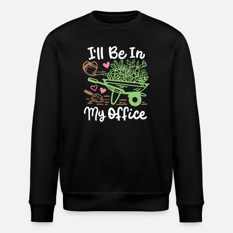 Gartenarbeit Gärtner - Stanley/Stella Unisex Bio-Sweatshirt ROLLER - Schwarz