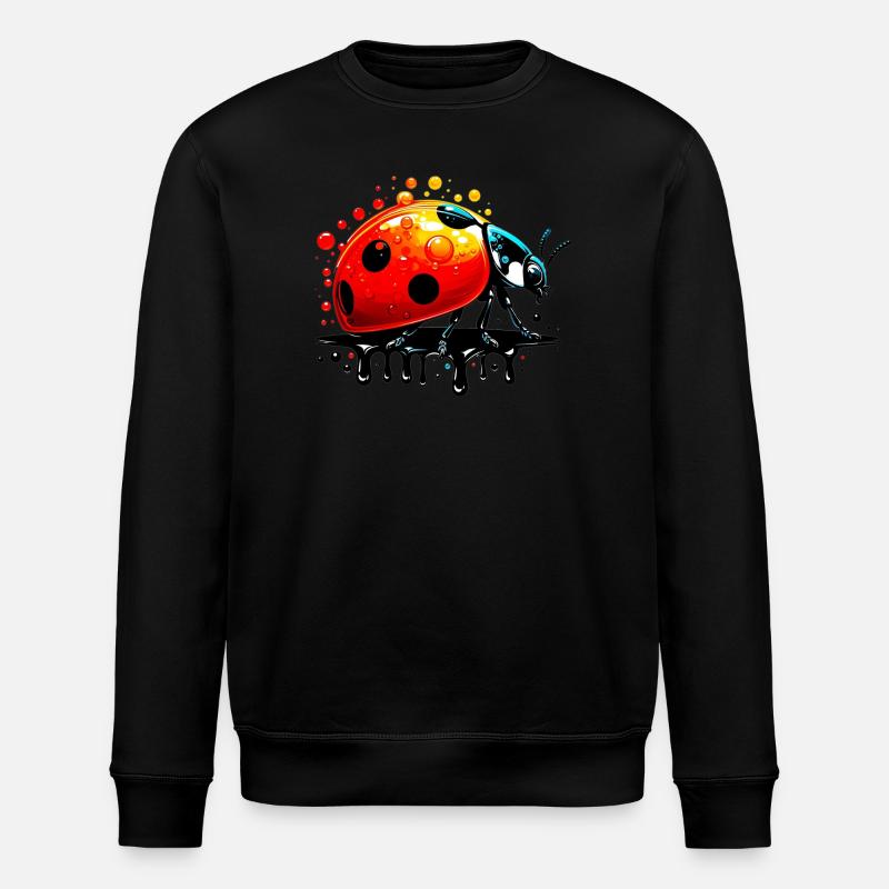 Ladybird - Stanley/Stella ROLLER Unisex Organic Sweatshirt - black