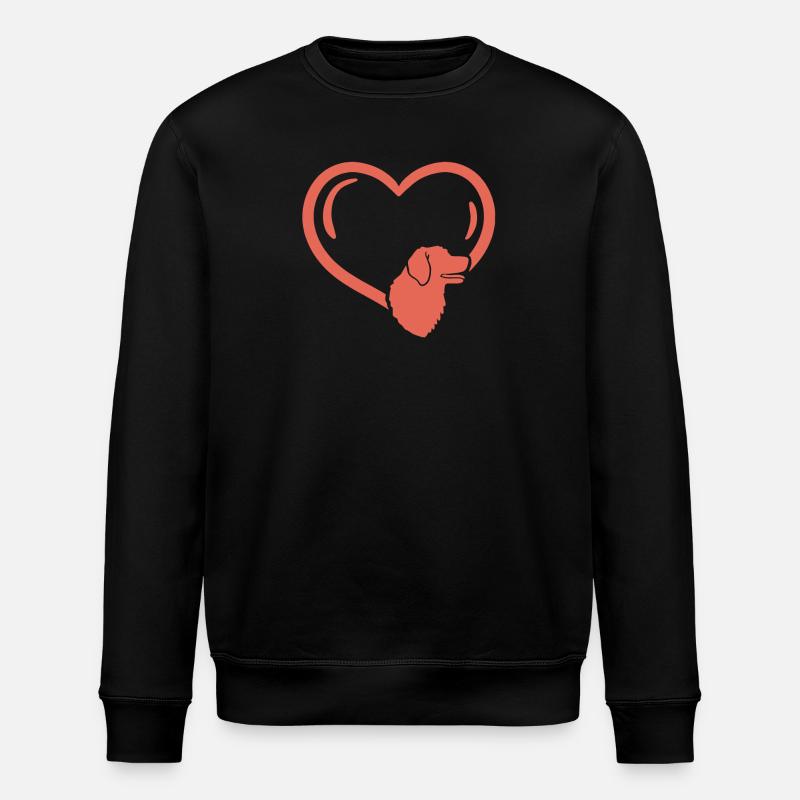 Hundeliebhaber Hundebesitzer - Stanley/Stella Unisex Bio-Sweatshirt ROLLER - Schwarz