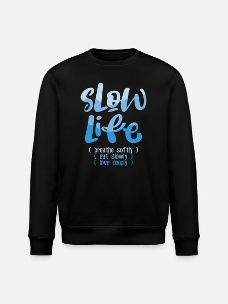 Slow Life 2 - Sweat bio ROLLER Stanley/Stella Unisexe - noir