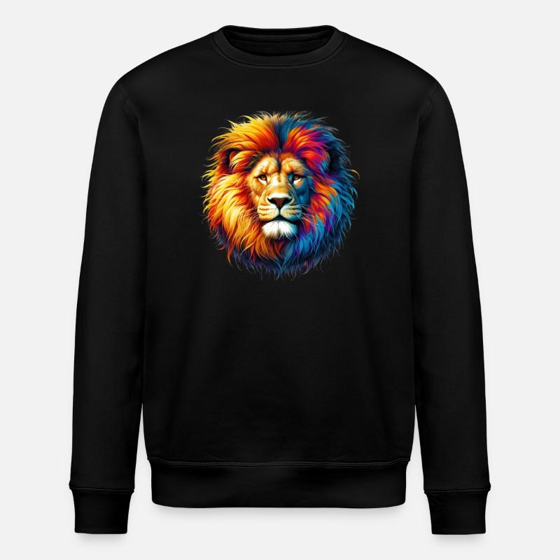 Lion - Stanley/Stella ROLLER Unisex Organic Sweatshirt - black