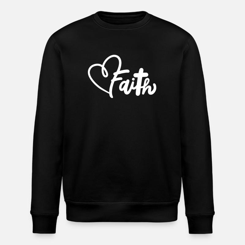 Christlich Glaube Religiös - Stanley/Stella Unisex Bio-Sweatshirt ROLLER - Schwarz