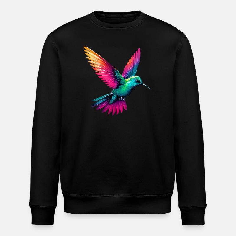 Hummingbird - Stanley/Stella ROLLER Unisex Organic Sweatshirt - black
