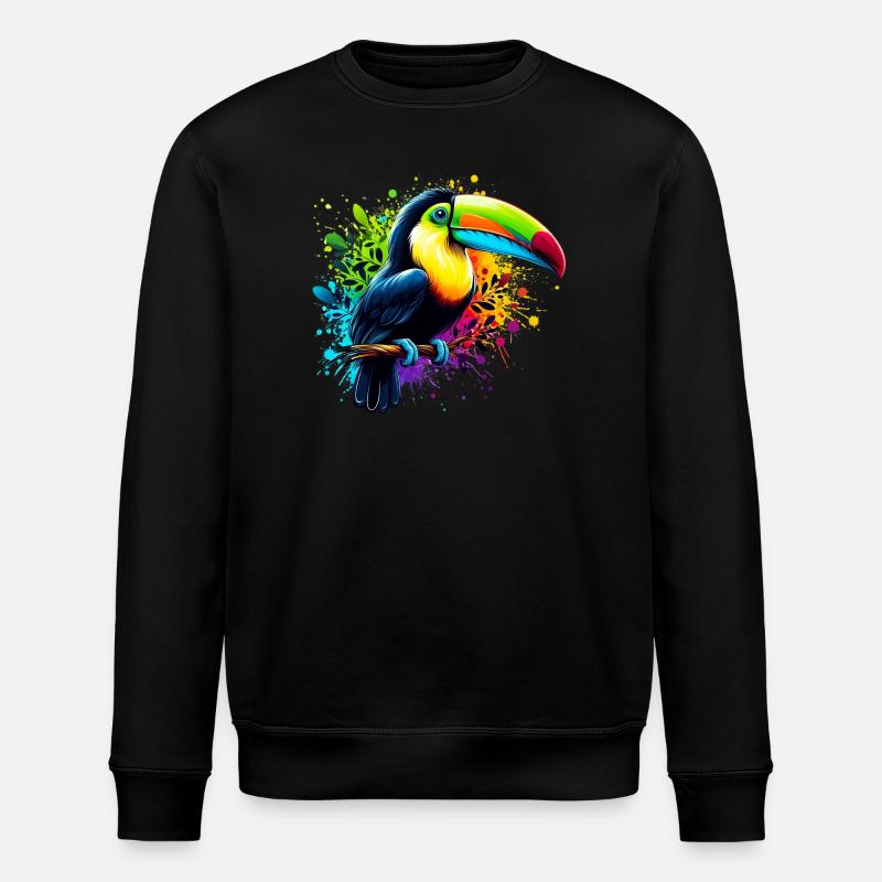 Tukan - Stanley/Stella Unisex Bio-Sweatshirt ROLLER - Schwarz