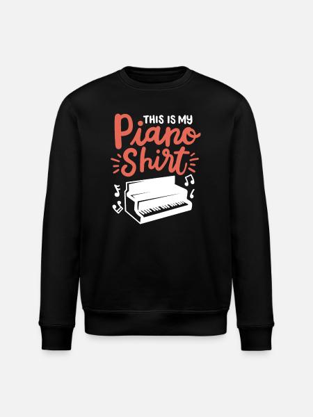 Klavierspieler Pianist - Stanley/Stella Unisex Bio-Sweatshirt ROLLER - Schwarz