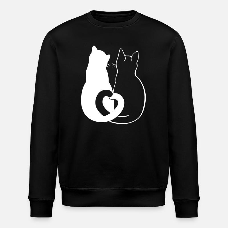 Aimant Chats Silhouette Art - Sweat bio ROLLER Stanley/Stella Unisexe - noir