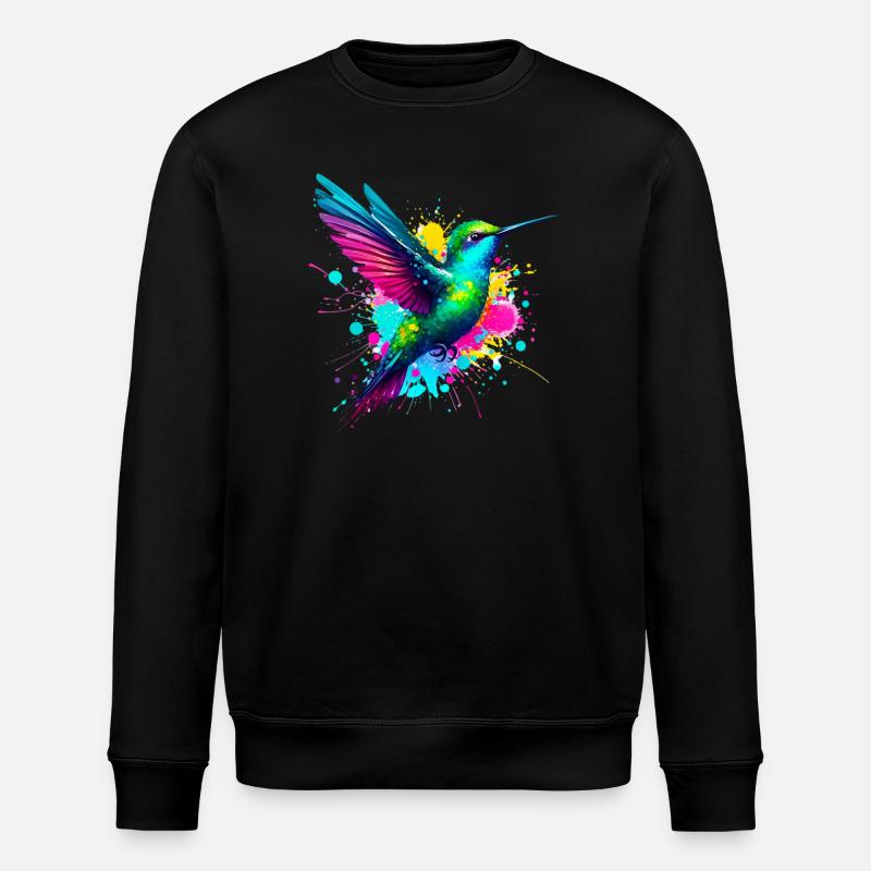 Kolibri - Stanley/Stella Unisex Bio-Sweatshirt ROLLER - Schwarz