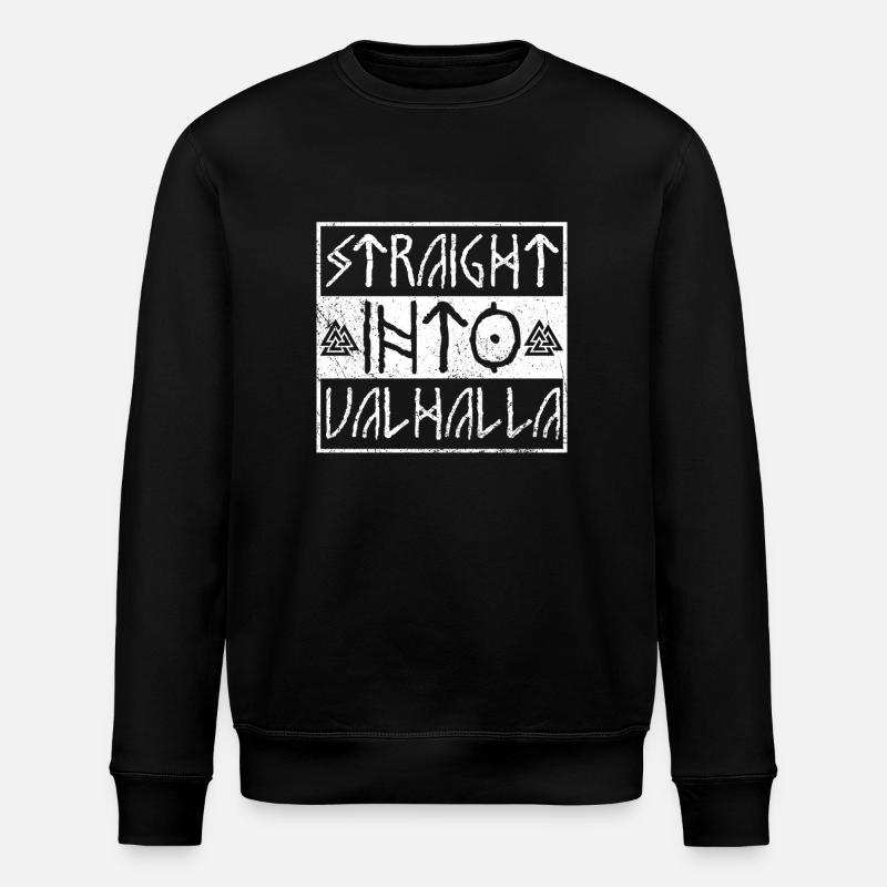 Straight into Valhalla - Stanley/Stella Unisex Bio-Sweatshirt ROLLER - Schwarz
