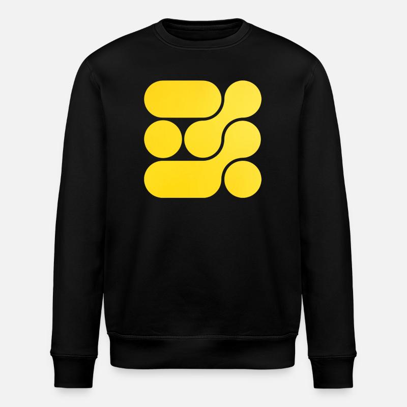 OCHOOO - Gelb - Stanley/Stella Unisex Bio-Sweatshirt ROLLER - Schwarz