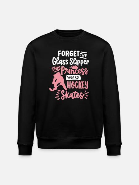 Eishockey Eishockeyspielerin - Stanley/Stella Unisex Bio-Sweatshirt ROLLER - Schwarz