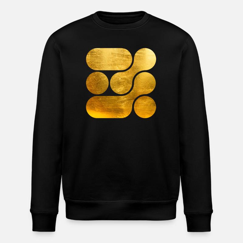 OCHOOO - GOLD - Stanley/Stella ROLLER Unisex Organic Sweatshirt - black