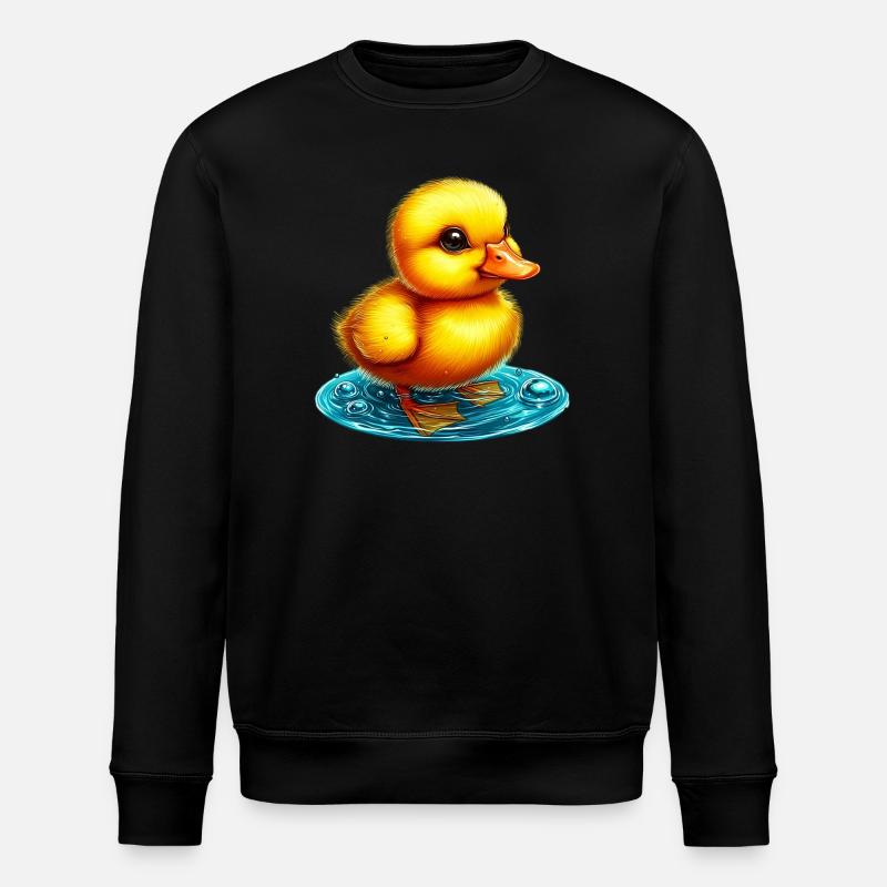 Caneton Canard Canard Canard - Sweat bio ROLLER Stanley/Stella Unisexe - noir