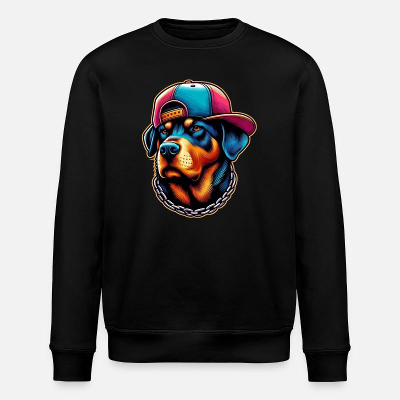 Chien - Sweat bio ROLLER Stanley/Stella Unisexe - noir