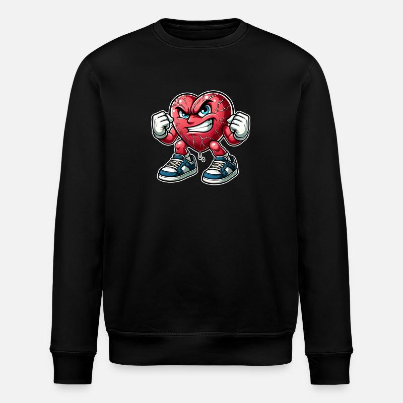 Design de Cœur Enragé - Sweat bio ROLLER Stanley/Stella Unisexe - noir