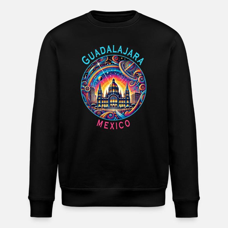 Guadalajara Mexiko Jalisco Design - Stanley/Stella Unisex Bio-Sweatshirt ROLLER - Schwarz
