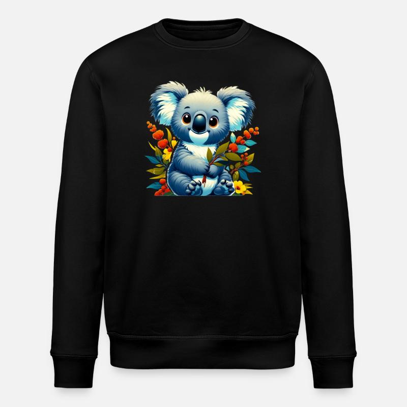 Koala - Sweat bio ROLLER Stanley/Stella Unisexe - noir