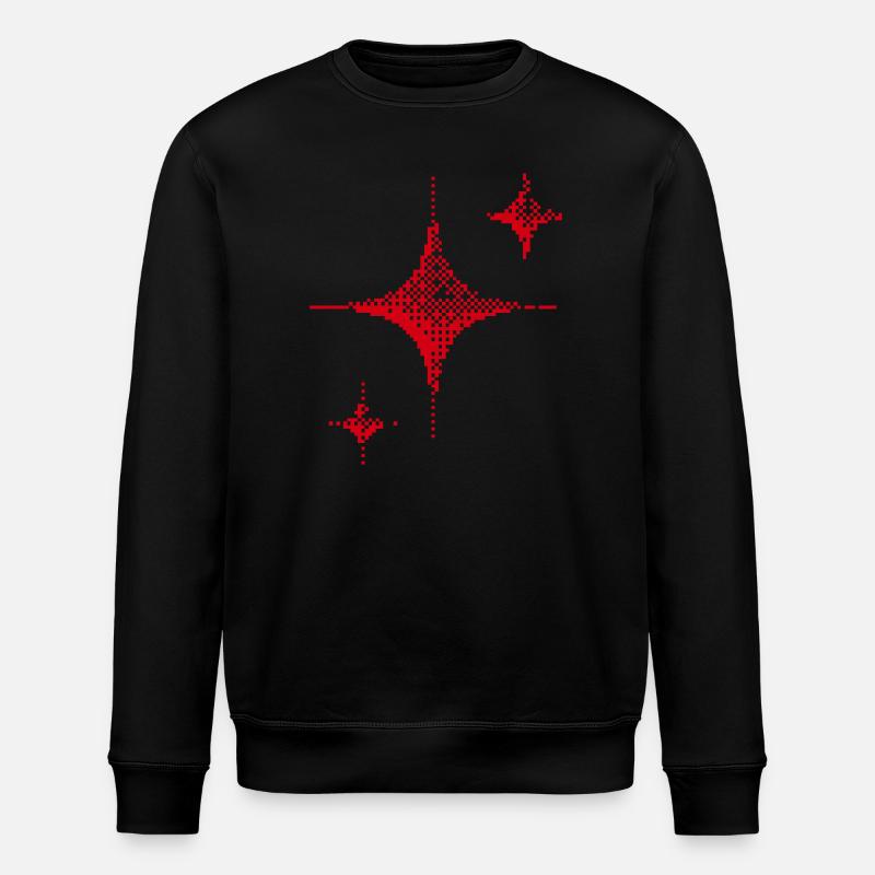 Red Spark Minimal - Stanley/Stella Unisex Bio-Sweatshirt ROLLER - Schwarz