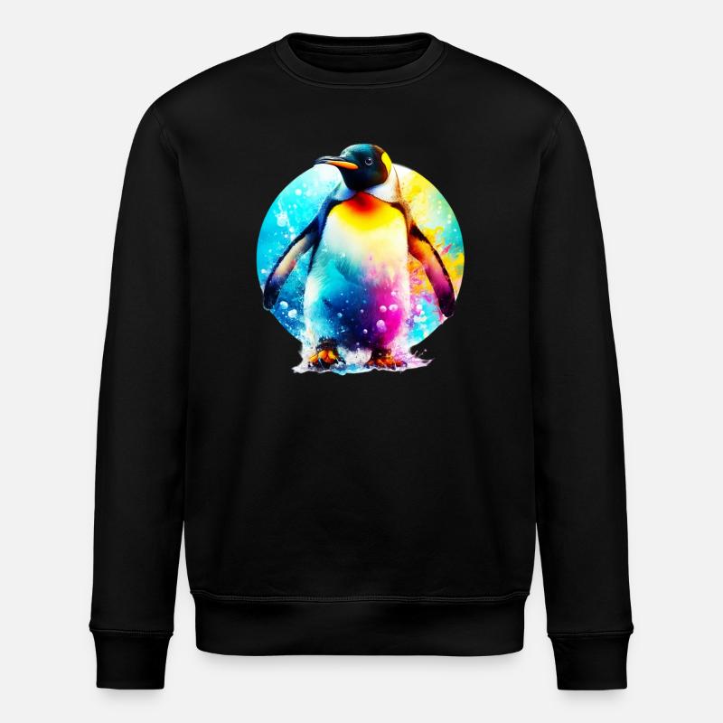 Pinguin - Stanley/Stella Unisex Bio-Sweatshirt ROLLER - Schwarz