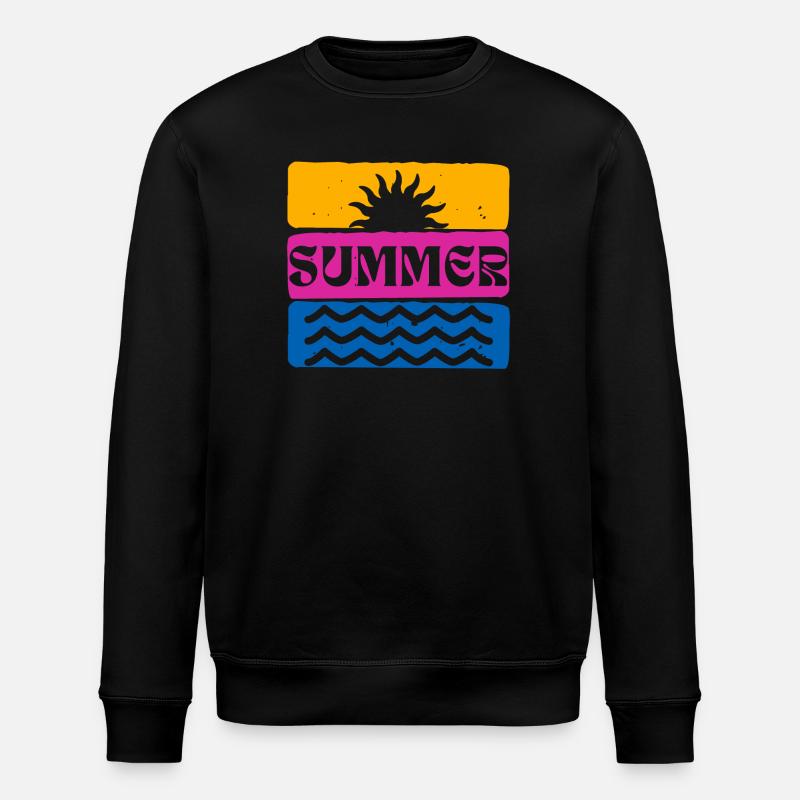 Summer - Stanley/Stella ROLLER Unisex Organic Sweatshirt - black