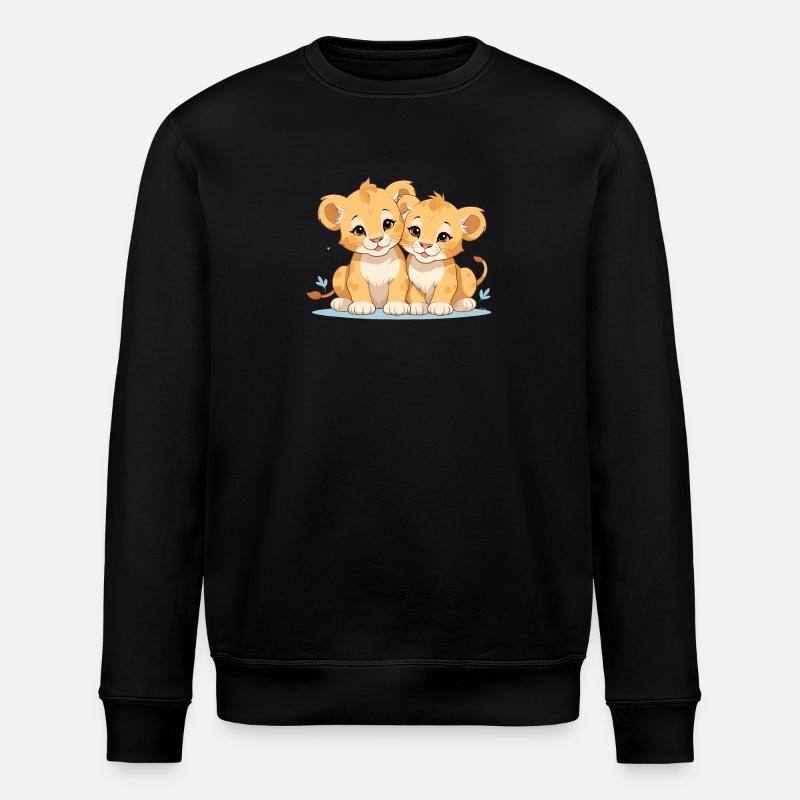 Lionceaux - Sweat bio ROLLER Stanley/Stella Unisexe - noir