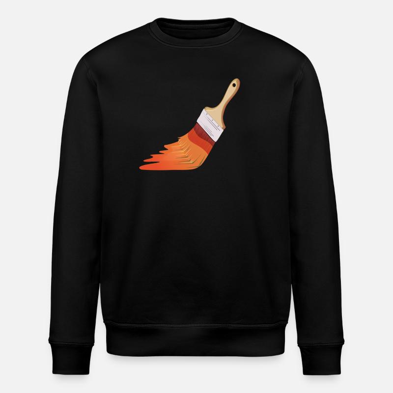 Maler Pinsel - Stanley/Stella Unisex Bio-Sweatshirt ROLLER - Schwarz
