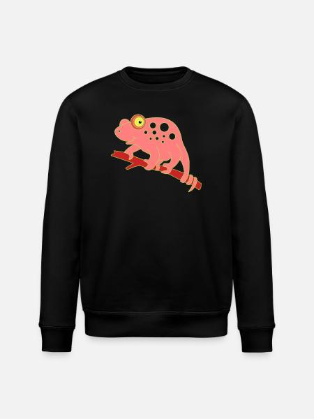 Chamaeleon animal - Stanley/Stella ROLLER Unisex Organic Sweatshirt - black