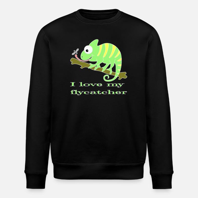 Animal caméléon - Sweat bio ROLLER Stanley/Stella Unisexe - noir