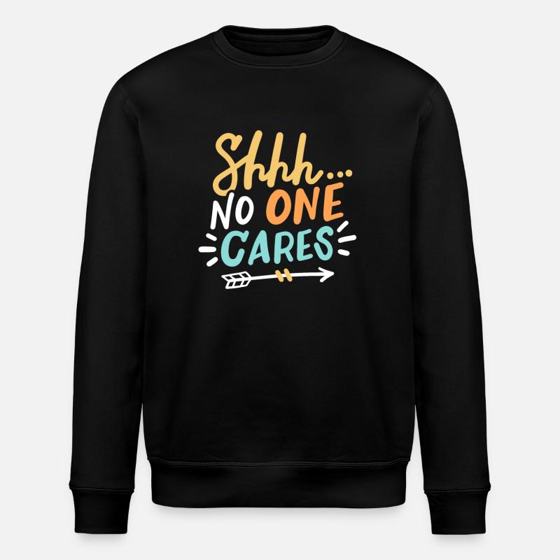 Sarkastischer Humor Sarkasmus - Stanley/Stella Unisex Bio-Sweatshirt ROLLER - Schwarz