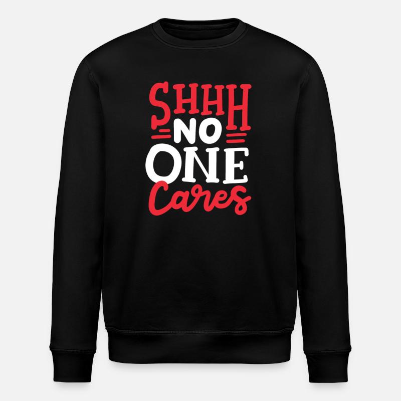 sarkastischer Humor Sarkasmus - Stanley/Stella Unisex Bio-Sweatshirt ROLLER - Schwarz