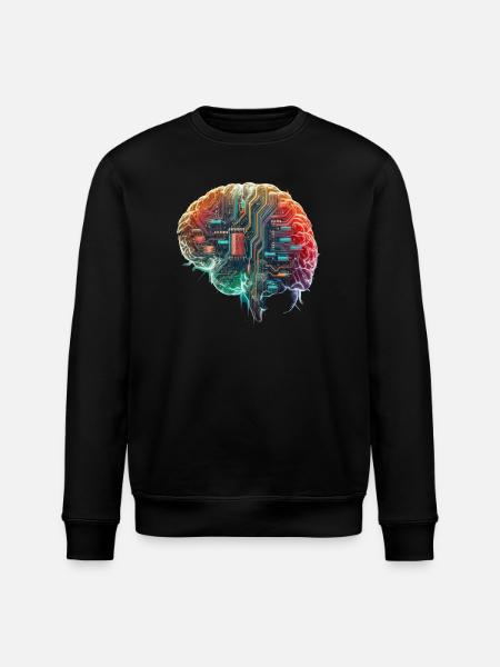 Cerveau électronique - Sweat bio ROLLER Stanley/Stella Unisexe - noir