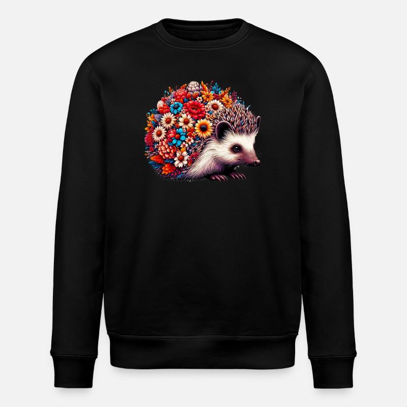 Igel - Stanley/Stella Unisex Bio-Sweatshirt ROLLER - Schwarz