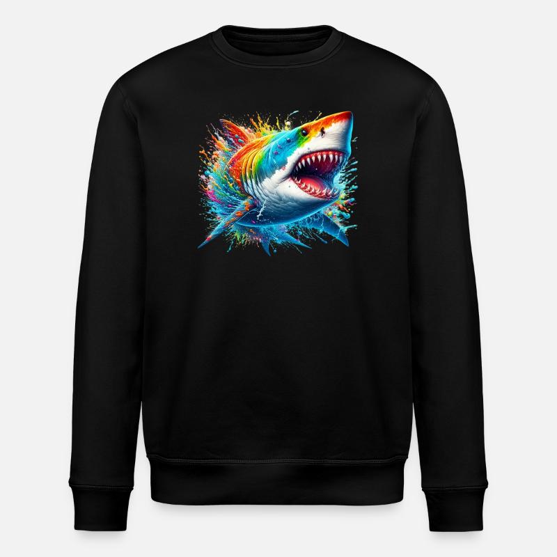 Requin - Sweat bio ROLLER Stanley/Stella Unisexe - noir