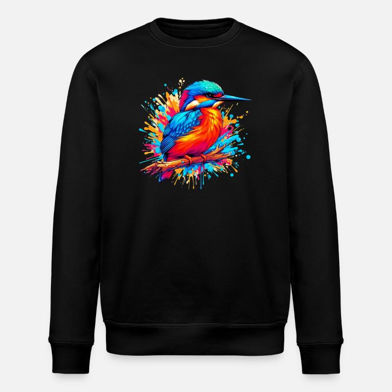 Martin-pêcheur - Sweat bio ROLLER Stanley/Stella Unisexe - noir