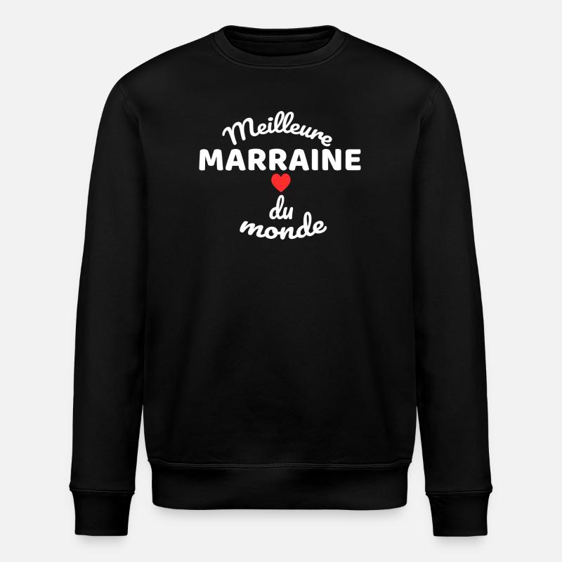 Maman Marraine du Monde Illustration - Sweat bio ROLLER Stanley/Stella Unisexe - noir