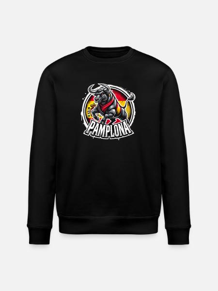 Pamplona Spain holidays España - Stanley/Stella ROLLER Unisex Organic Sweatshirt - black
