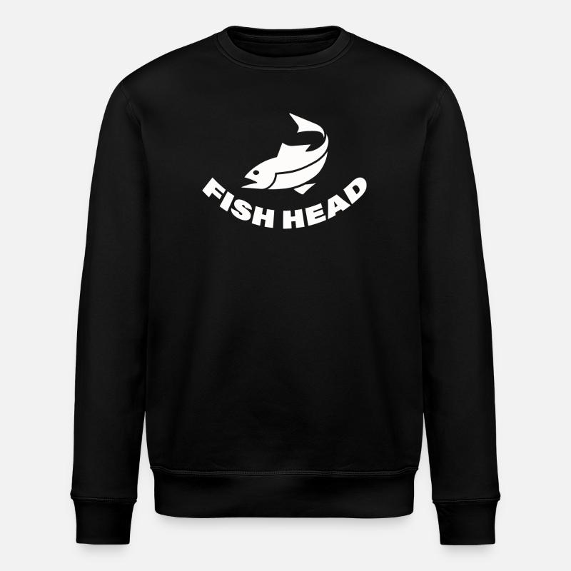 FISH HEAD - Stanley/Stella ROLLER Unisex Organic Sweatshirt - black