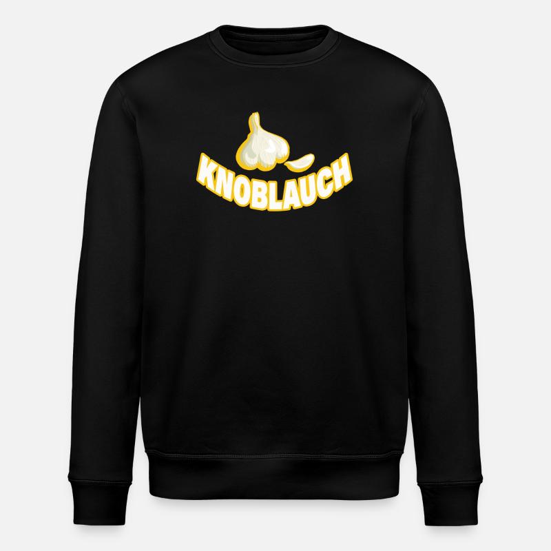 GARLIC - Stanley/Stella ROLLER Unisex Organic Sweatshirt - black