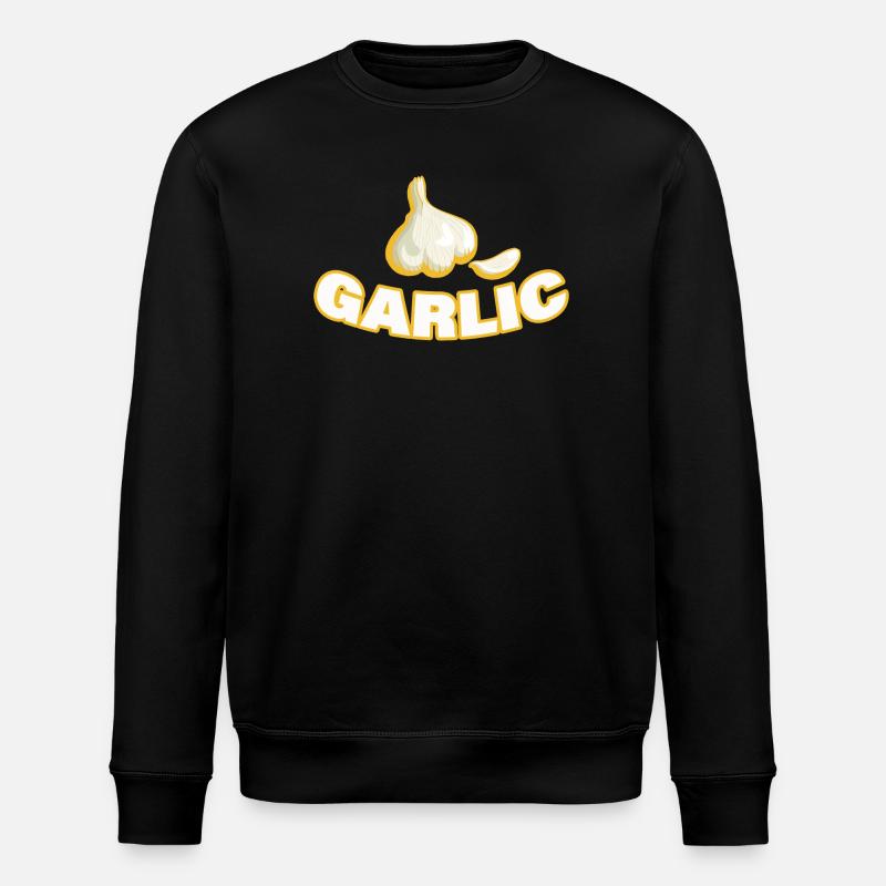 GARLIC - Stanley/Stella Unisex Bio-Sweatshirt ROLLER - Schwarz