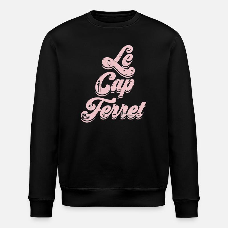 Le Cap Ferret - Stanley/Stella ROLLER Unisex Organic Sweatshirt - black