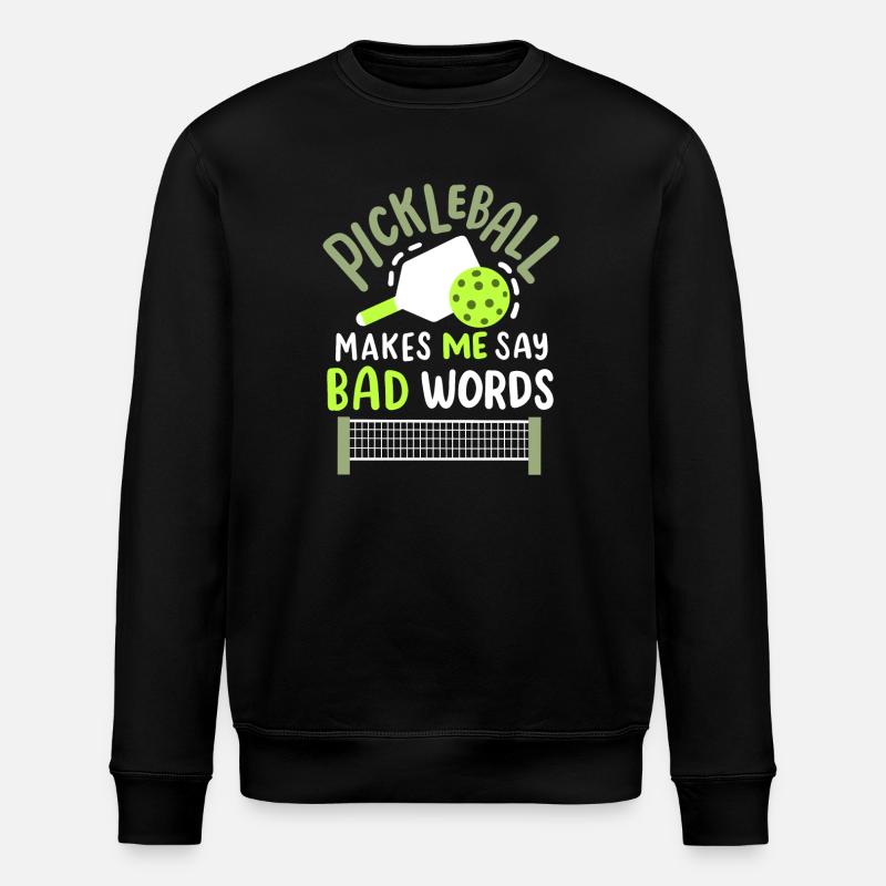Pickleball-Spieler Paddleball - Stanley/Stella Unisex Bio-Sweatshirt ROLLER - Schwarz