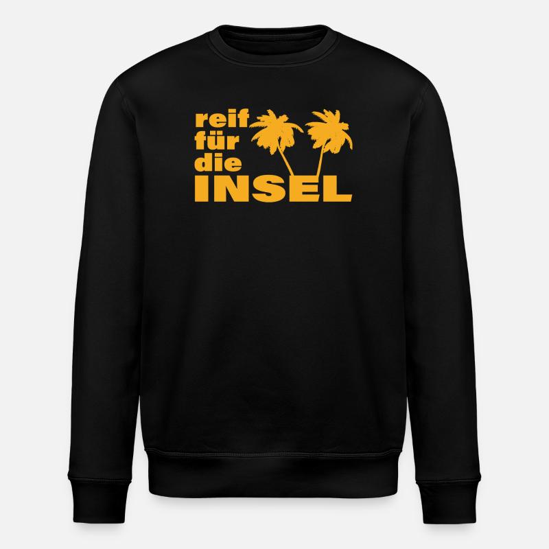 REIF FÜR DIE INSEL - Stanley/Stella Unisex Bio-Sweatshirt ROLLER - Schwarz