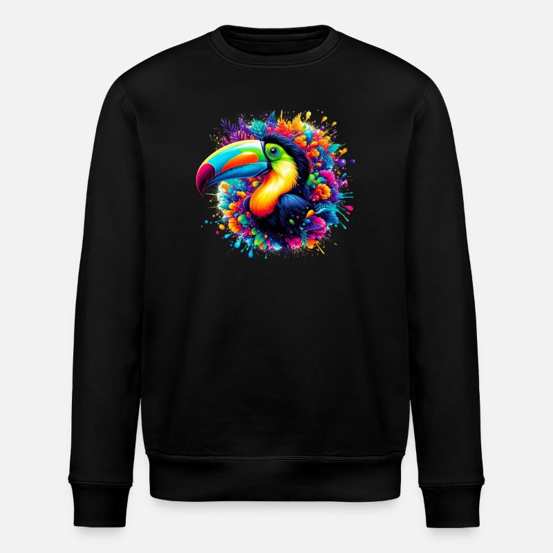 Tukan - Stanley/Stella Unisex Bio-Sweatshirt ROLLER - Schwarz