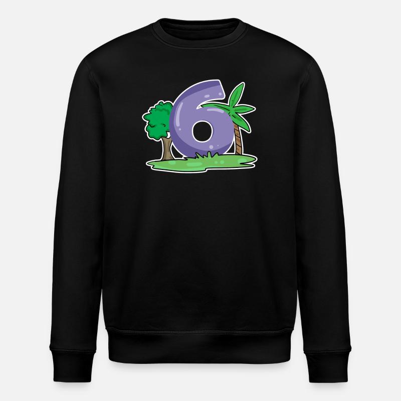 Motif numéro 6 - Sweat bio ROLLER Stanley/Stella Unisexe - noir